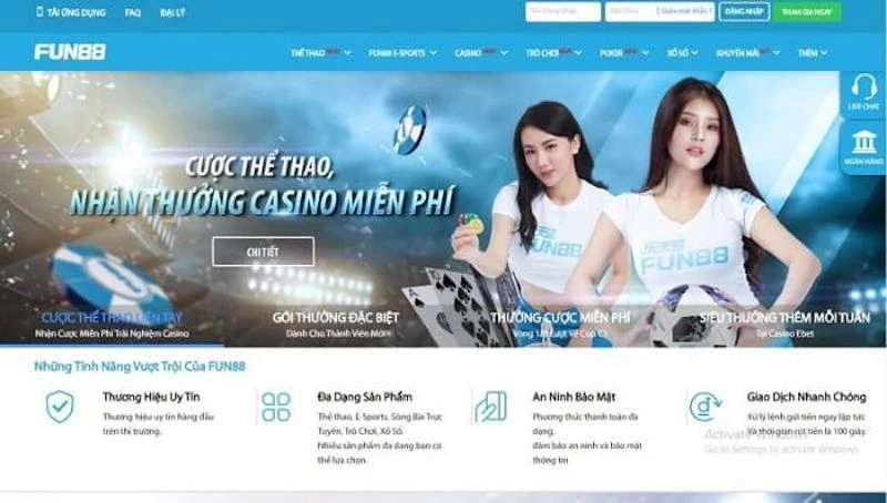 Quy định chung khi đăng ký FUN88