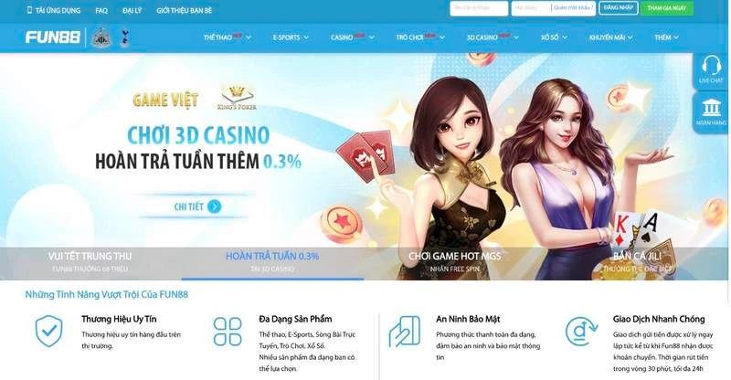 Khuyến mãi 0.3% Casino 3D