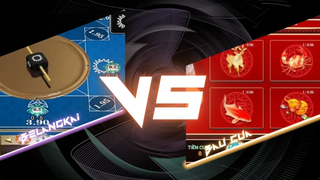So Sánh Game Cua Hoàng Đế Và Bầu Cua Việt