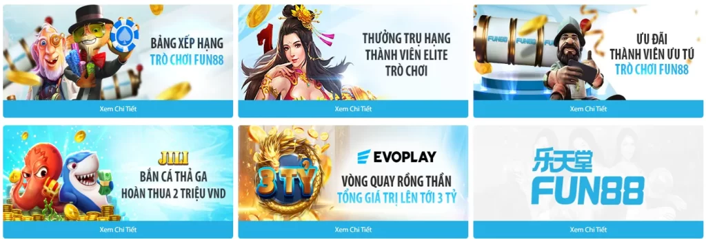 Các Khuyến Mãi Hấp Dẫn Fun88 Slot