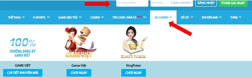 Cách Tham Gia Chơi Game 3D Casino Fun88