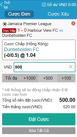 Vào Cược Theo Sở Thích Của Bạn